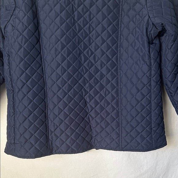 Kim Roqers Dark Blue Quilted Jacket Size Large - Picture 11 of 13